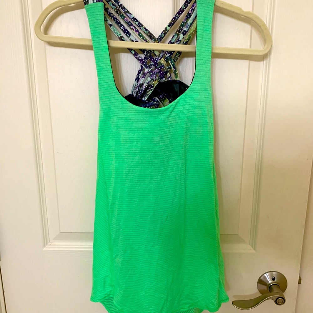 Lululemon wild top in green
